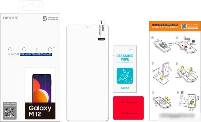 Защитное стекло Araree для Samsung M12