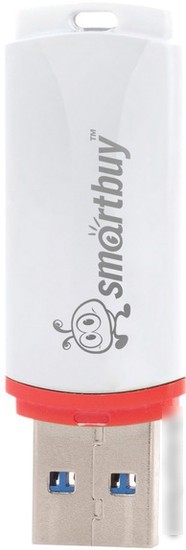 USB Flash Smart Buy Crown White 4GB (SB4GBCRW-W)