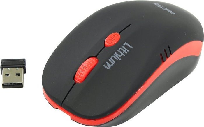 Мышь SmartBuy One 344CAG (черный/красный) [SBM-344CAG-KR]