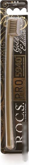Зубная щетка R.O.C.S Pro Gold Edition мягкая