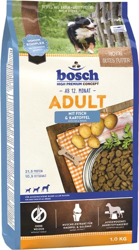Сухой корм для собак Bosch Adult Fish & Potato 1 кг