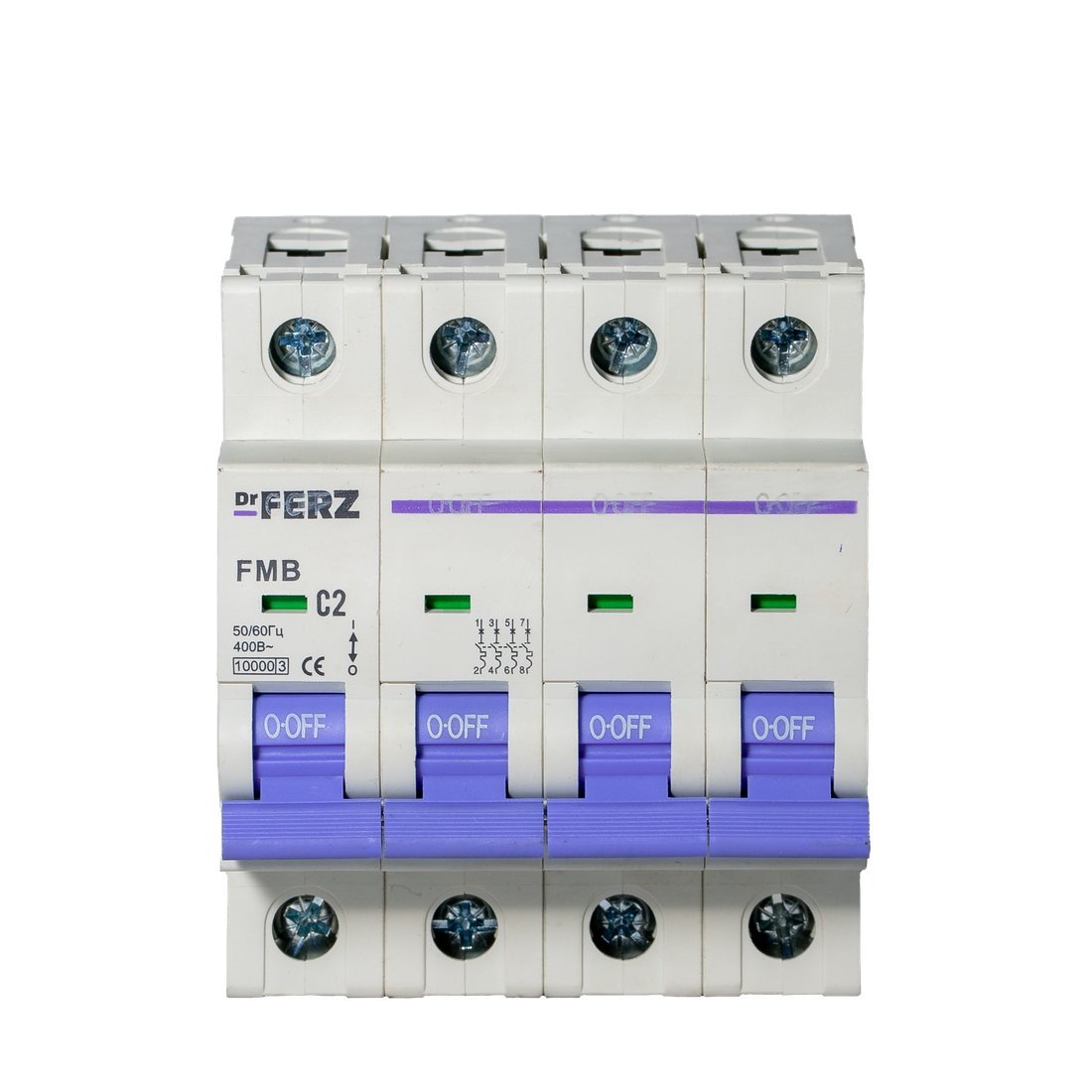 Выключатель автоматический Dr.Ferz FMB-C 10kA 4P 02 C 21100145FERZ
