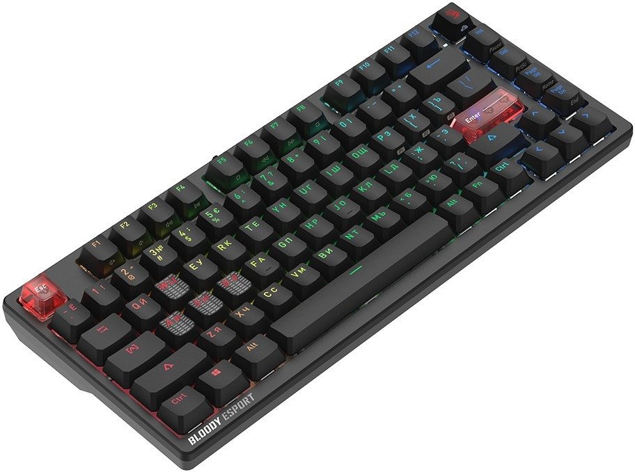 Клавиатура A4Tech Bloody MS76 (черный)