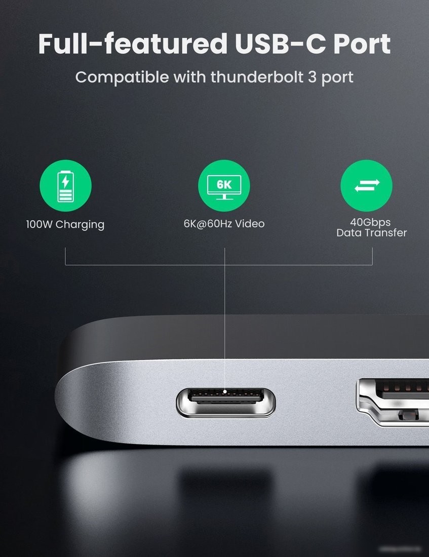 USB-хаб Ugreen CM251 60559