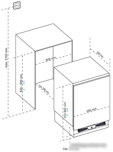 Морозильник Korting KSI 8189 F