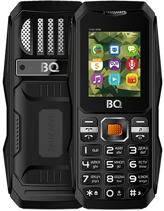 Кнопочный телефон BQ BQ-1842 Tank mini (черный)