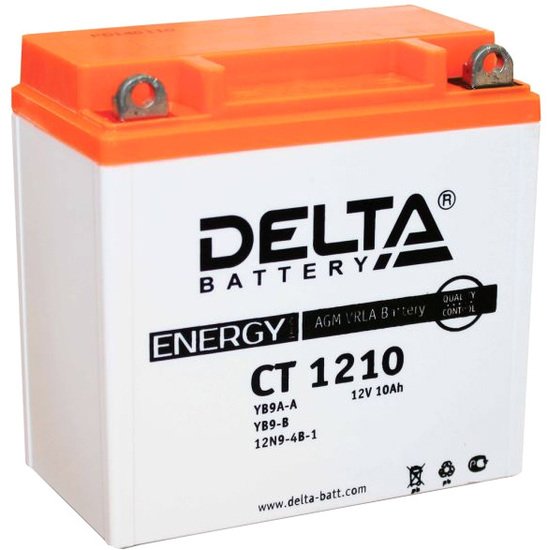 Мотоциклетный аккумулятор Delta CT 1210 (10 А·ч)