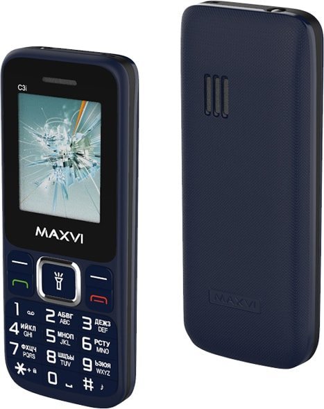 Кнопочный телефон Maxvi C3i (маренго)