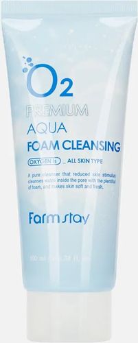 FarmStay Пенка для умывания O2 Premium Aqua Foam Cleansing (100 мл)