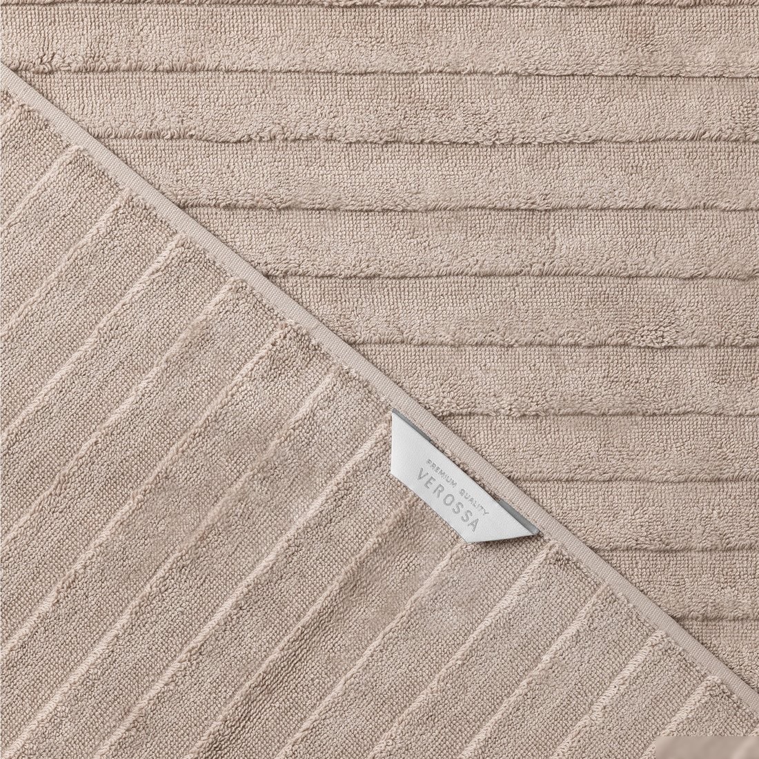 Полотенце Verossa Steps texture 70x140 (кофе)