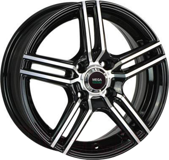 Литые диски Megami MGM-1 15x6" 4x98мм DIA 58.6мм ET 35мм BKF