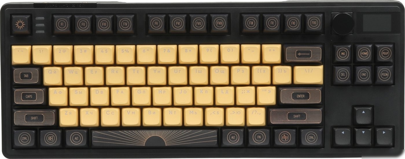Клавиатура Dark Project KD87A+Numpad (G3ms Moonstone Switch, черный)