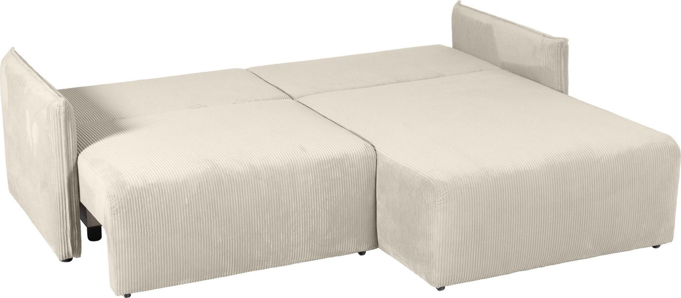 Угловой диван Mio Tesoro Boxwel 418 Б-1.5ек-1.5пфек-Б (светло-бежевый 1618)