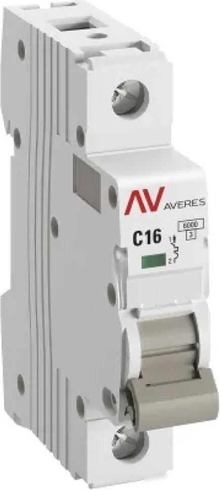 Выключатель автоматический EKF Averes AV-6 1P 16A (C) 6kA