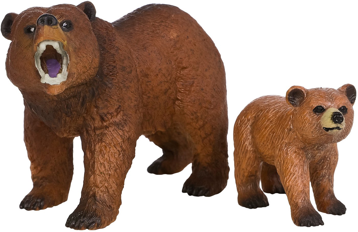 Набор фигурок Masai Mara Мир диких животных. Семья бурых медведей MM211-143