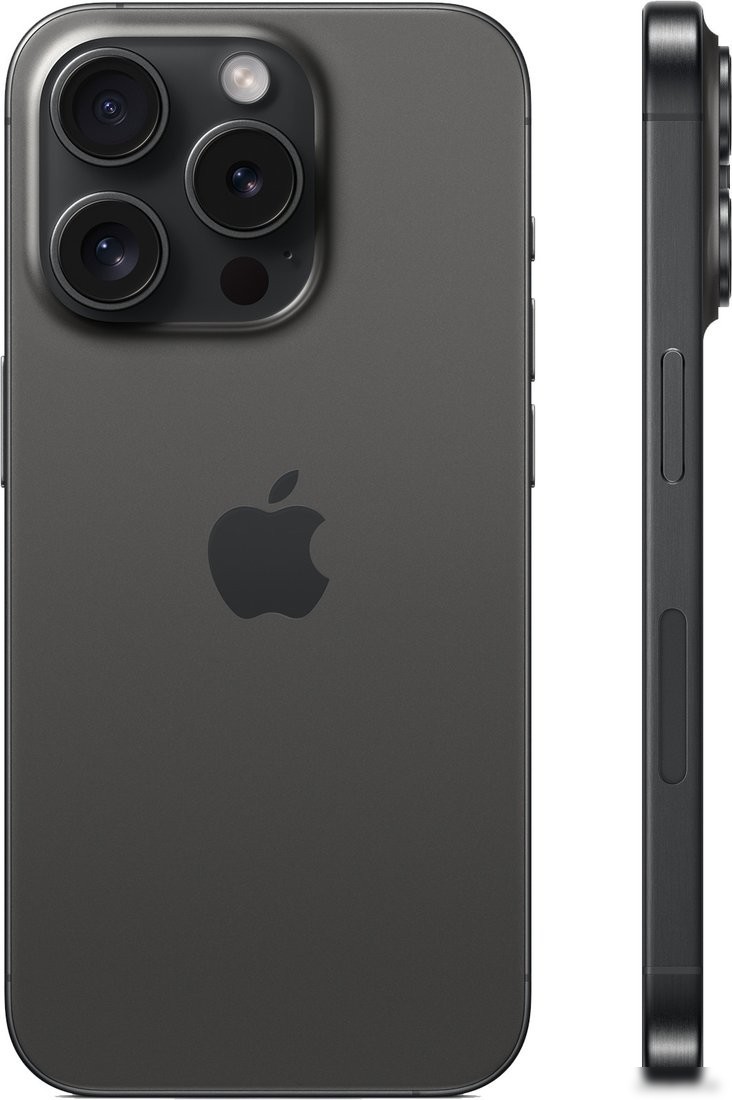 Телефон Apple iPhone 15 Pro 128GB (черный титан)