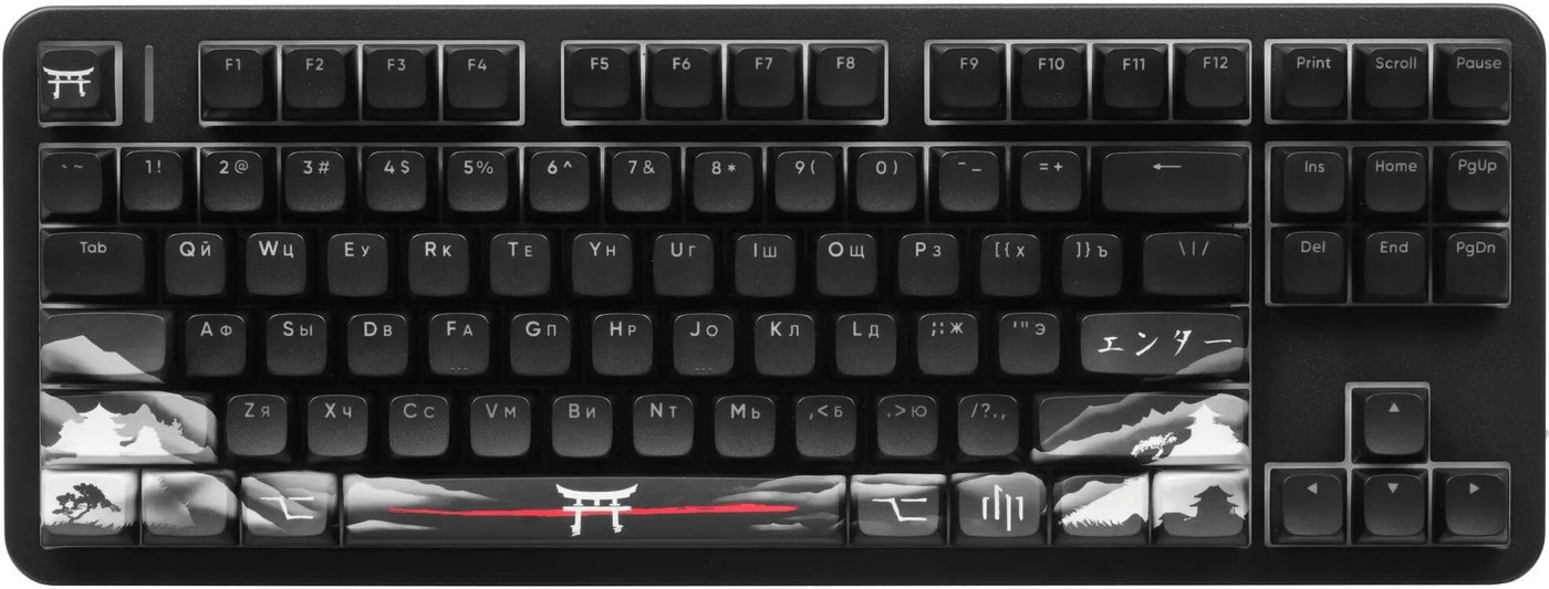 Клавиатура Red Square Alumix TKL Satori Black (g3ms Jade)