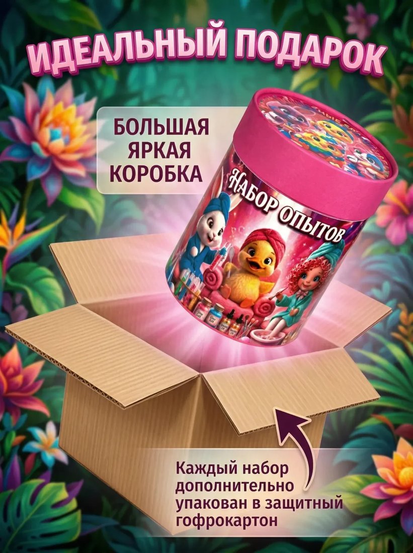Набор для опытов Kristi Hobby СПА лаборатория 12 в 1