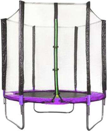 Батут Atlas Sport 183 см - 6ft (без лестницы, внешняя сетка, сливовый)