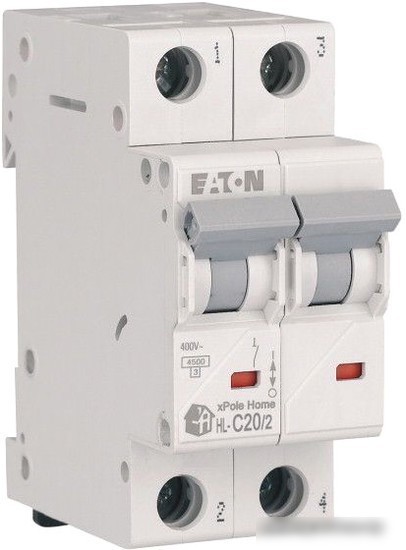 Выключатель автоматический Eaton HL-C202 2P 20A C 4.5кA 2M 194772