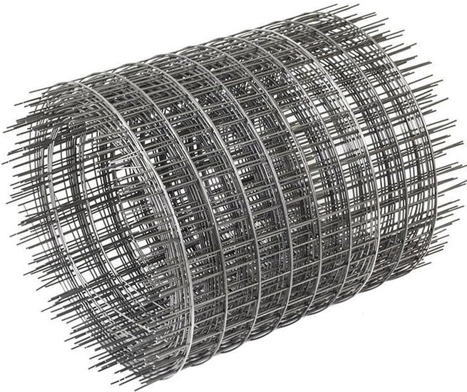 Строительная сетка Сетка сварная Kronex 50x60 1.6мм "еж" (0.25x25 м)