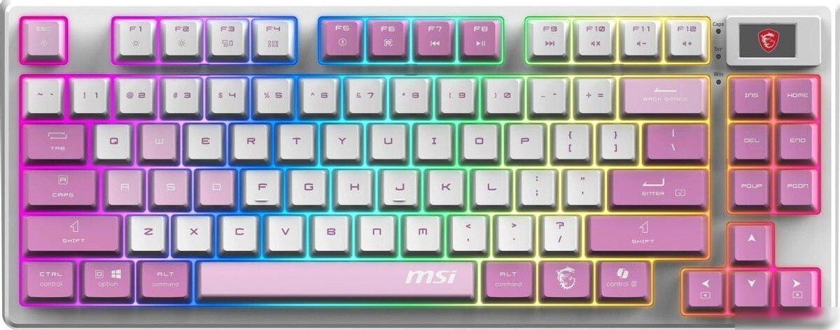 Клавиатура MSI Forge GK600 TKL Wireless Violet