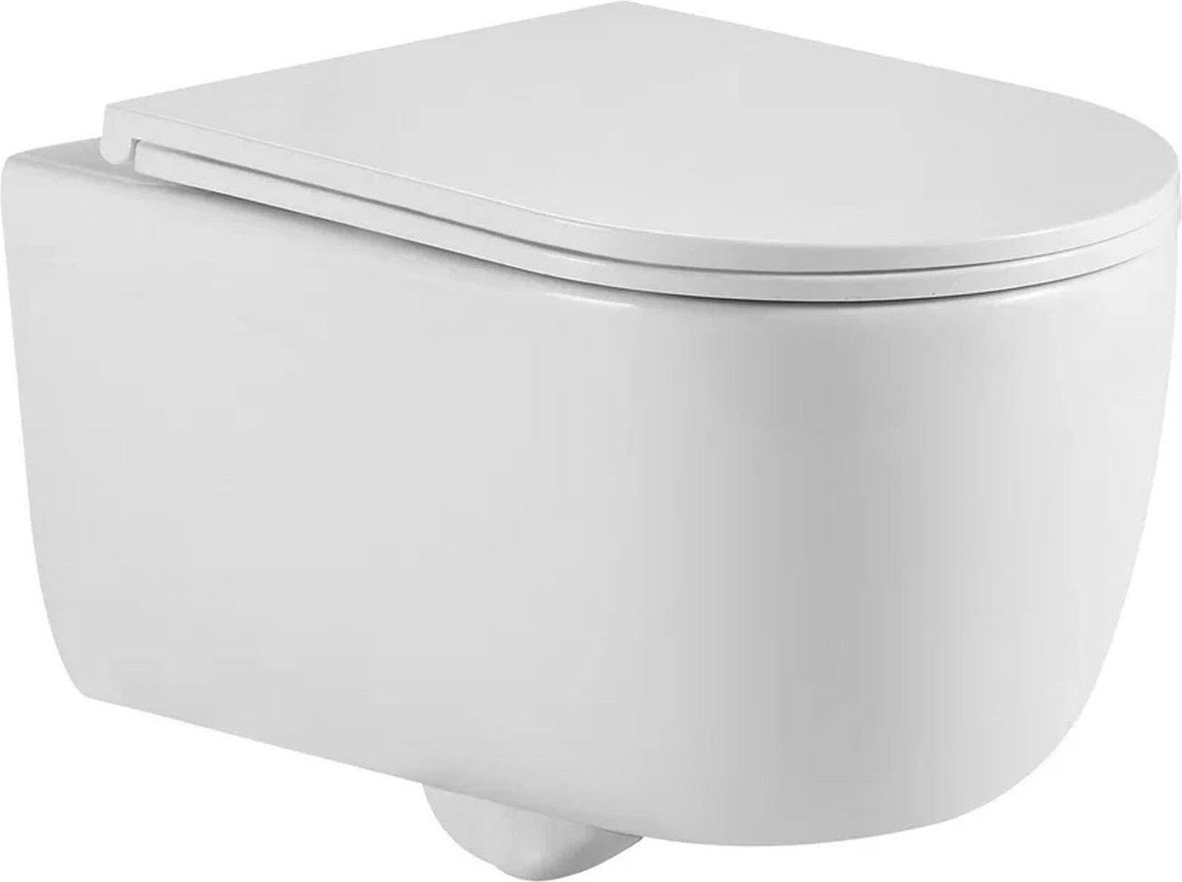 Унитаз подвесной Berges Wasserhaus Tornas Rimless + Visam Slim 525 EX-043414 (с кнопкой, с сиденьем)