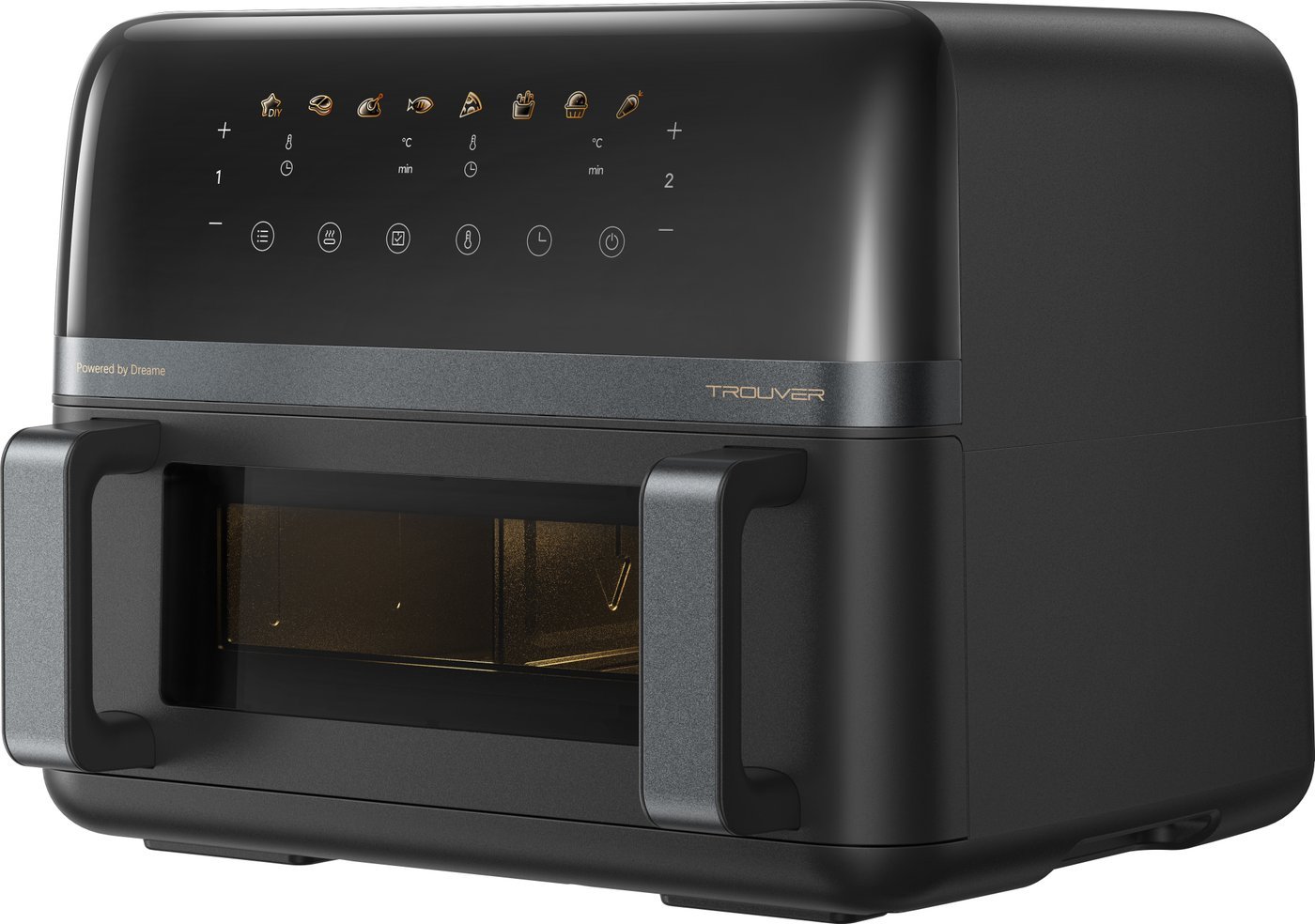 Аэрогриль (аэрофритюрница) Trouver Air Fryer FD20 Pro AF-5518ATB (черный)