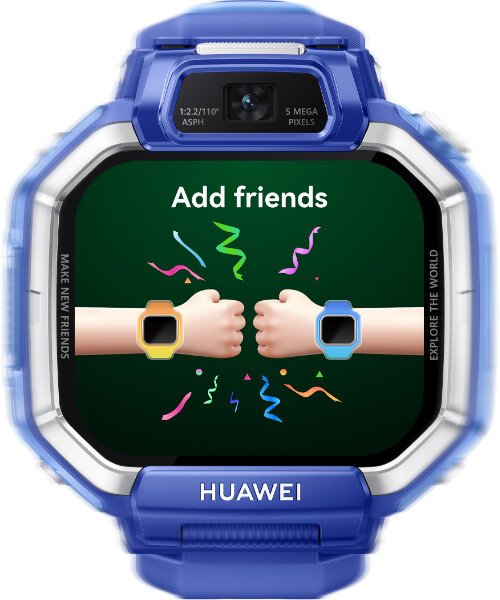 Детские умные часы Huawei Watch Kids X1 (синий, с синим ремешком, международная версия)