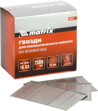 Гвозди Matrix 57615 (2500 шт)