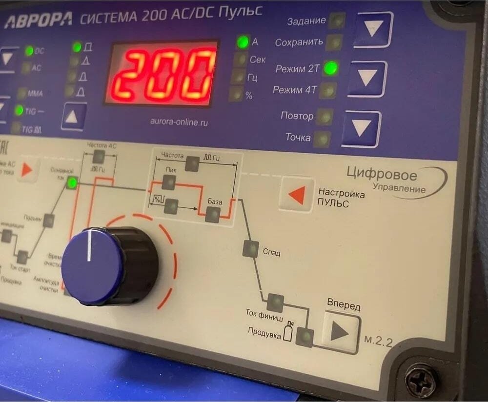 Сварочный инвертор Aurora Система 200 AC/DC Пульс v2.2