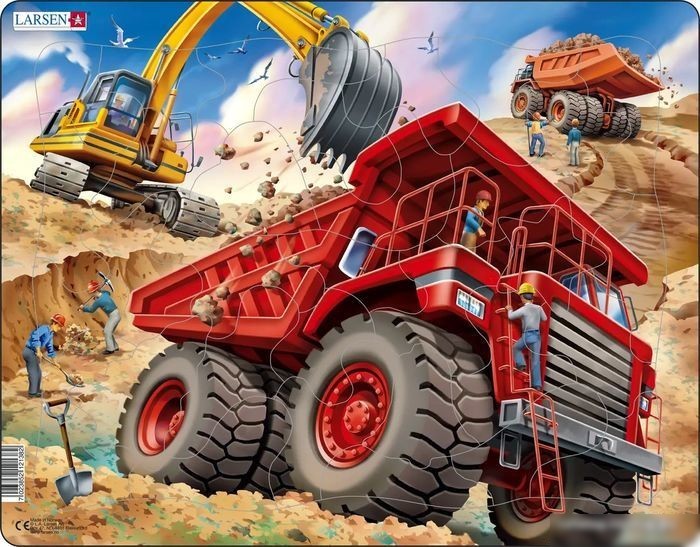 Пазл Larsen Самосвал US36