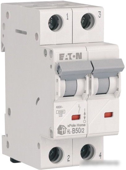 Выключатель автоматический Eaton HL-B502 2P 50A B 4.5кA 2M 194766