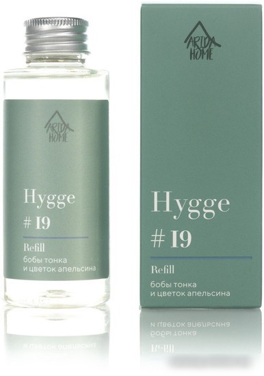 Жидкость для аромадиффузора Arida Home Hygge №19 Бобы тонка и цветок апельсина (100мл)