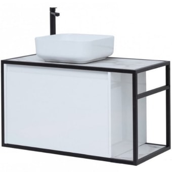 Мебель для ванных комнат Aquanet Тумба под умывальник Nova Lite Loft 90 R 261651