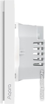 Выключатель Aqara Smart Wall Switch H1 двухклавишный c нейтралью (серый)
