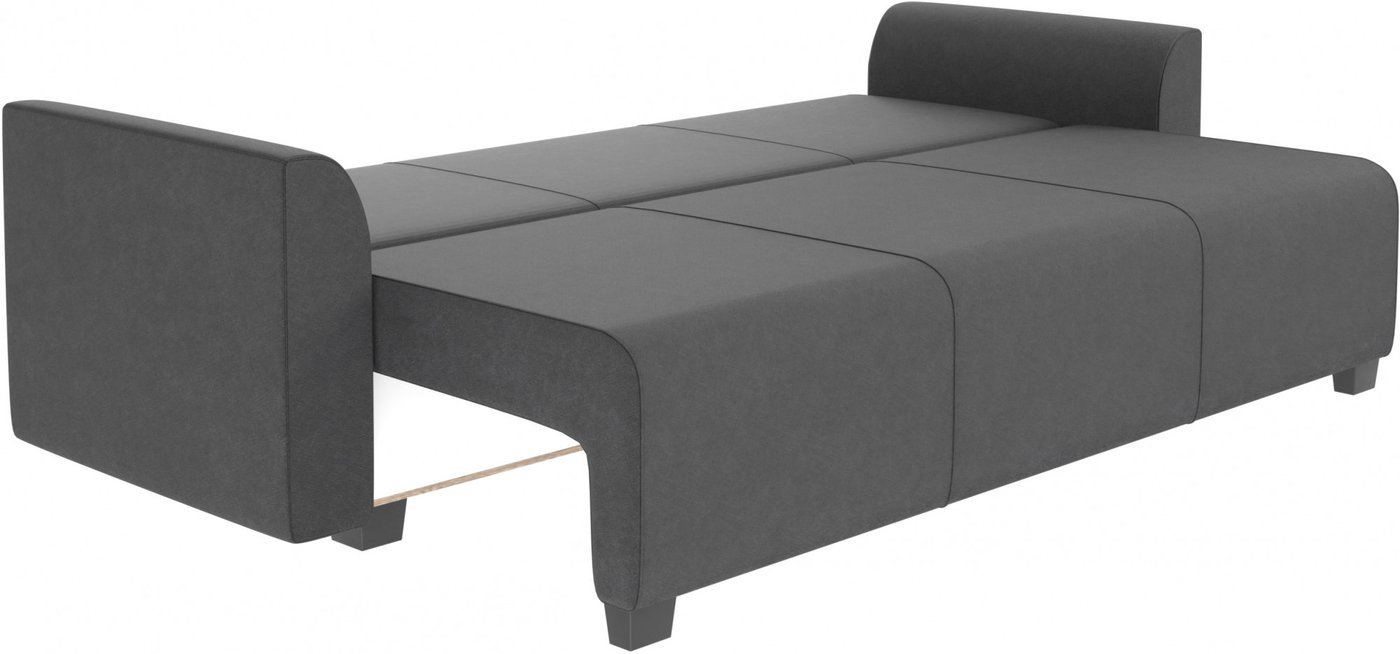 Диван Mio Tesoro Садетта SB3 (Nordic 18 Graphite)