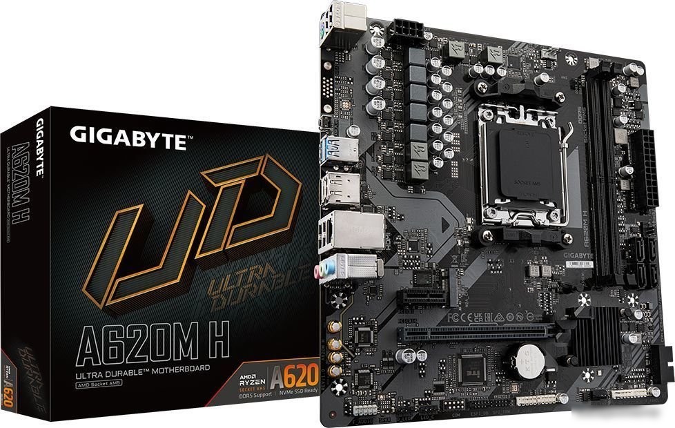 Материнская плата Gigabyte A620M H (rev. 1.0)