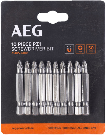 Набор бит AEG Powertools 4932479512 (10 шт)
