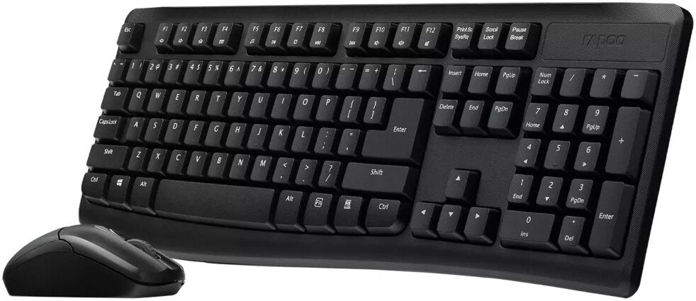 Офисный набор Rapoo X1800Pro (черный)