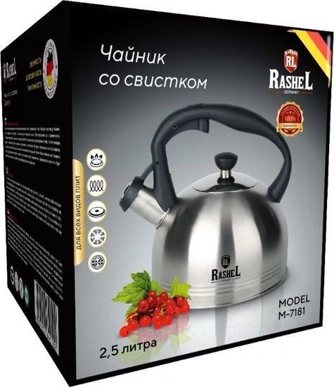 Чайник со свистком Rashel М-7181