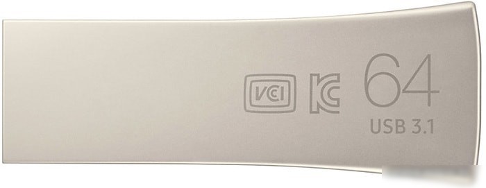 USB Flash Samsung BAR Plus 64GB (серебристый)