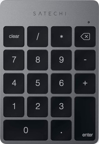 Цифровой блок Satechi Aluminum Slim Rechargeable Bluetooth Keypad (серый космос)