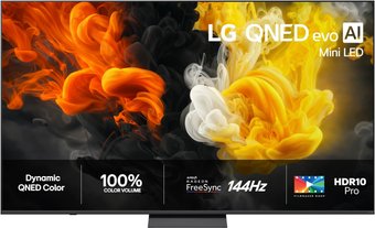 MiniLED телевизор LG QNED evo AI QNED83 55QNED83B6A