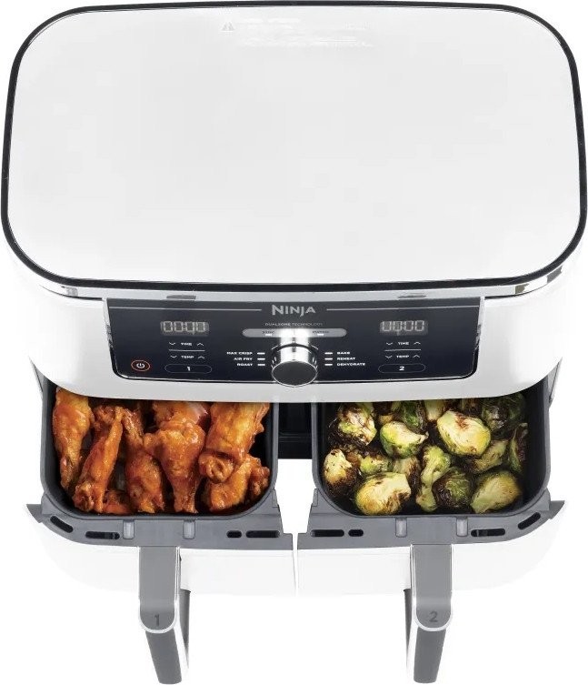 Аэрофритюрница Ninja Air Fryer Dual zone AF400EUWH