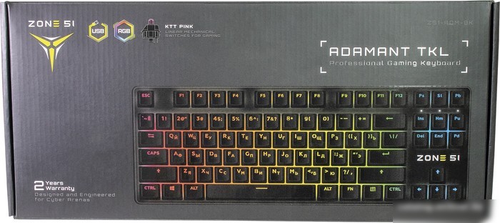 Клавиатура Zone51 ADAMANT TKL