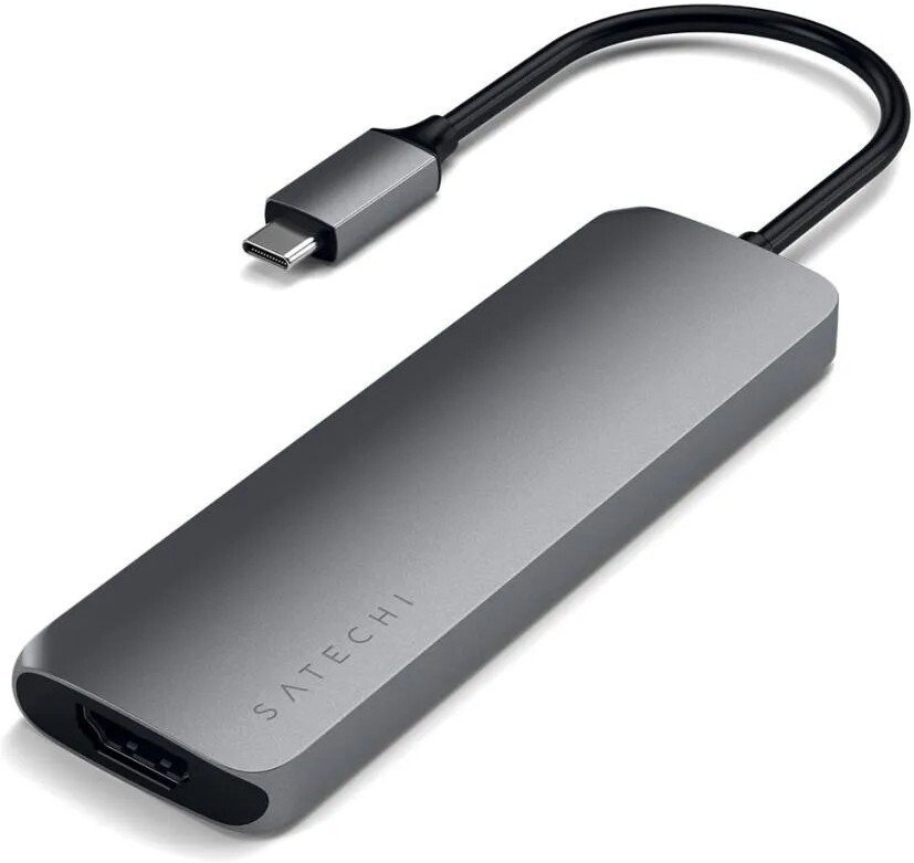Док-станция Satechi Aluminum USB-C Multiport Pro Adapter ST-UCMPAM