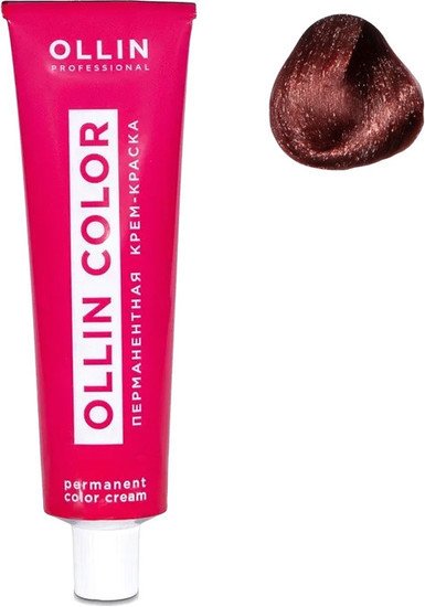 Крем-краска Ollin Professional Color перманентная 6/6 темно-русый красный 60 мл
