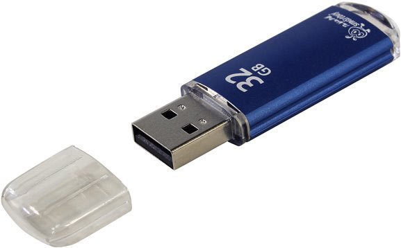 USB Flash Smart Buy V-Cut 32GB (голубой) [SB32GBVC-B]