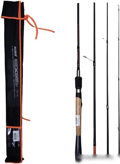 Удилище Akara Black Hunter Travel 734 ML 734L3/12-220
